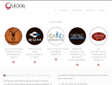 Tablet Screenshot of fullcircle-creative.com